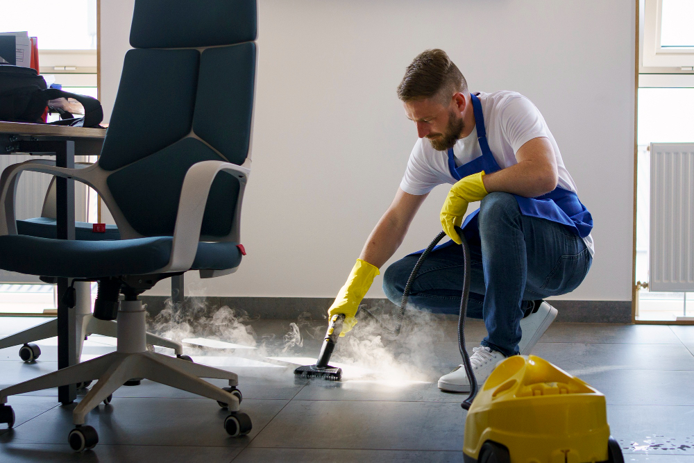 Professional floor cleaning