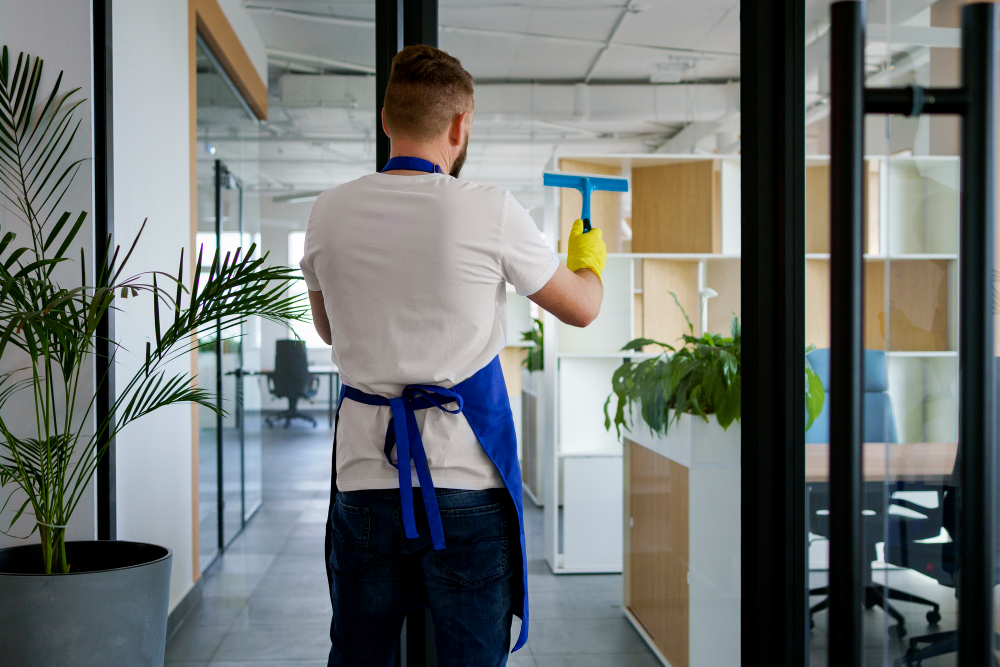 Commercial facility cleaning